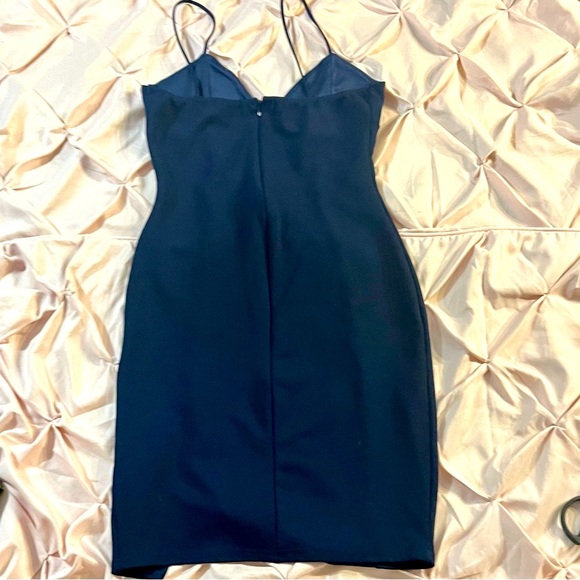 Missguided indigo blue body con mini - Picture 2 of 7